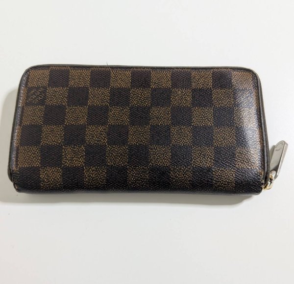 画像1: LOUIS VUITTON ジッピー　長財布ダミエ628 (1)