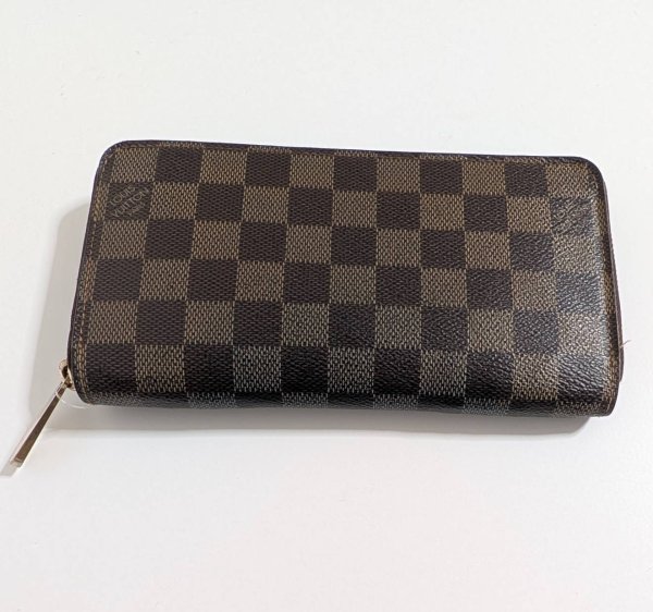 画像1: LOUIS VUITTON ジッピー　長財布ダミエ639 (1)