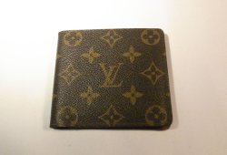画像1: LOUIS VUITTON モノグラム 二つ折り財布　041