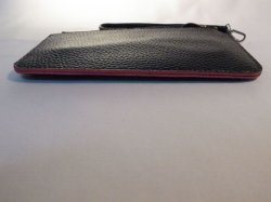 画像3: ストラップ付き長財布　ブラック　131※