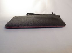 画像3: ストラップ付き長財布　ダークブラウン　129※