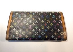 画像2: LOUIS VUITTON マルチカラー 長財布　055