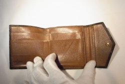 画像3: LOUIS VUITTON モノグラム 二つ折り財布　011