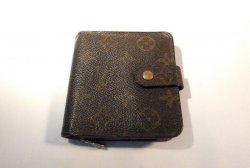 画像1: LOUIS VUITTON モノグラム 二つ折り財布　002