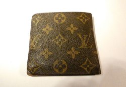 画像1: LOUIS VUITTON モノグラム 二つ折り財布　039