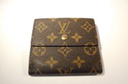 画像1: LOUIS VUITTON モノグラム 二つ折り財布　004