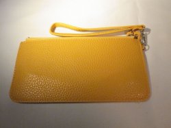 画像2: ストラップ付き長財布　イエロー　135