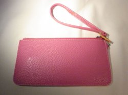 画像2: ストラップ付き長財布　ピンク　141※