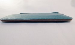 画像3: ストラップ付き長財布　ターコイズブルー　229※