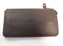 画像2: ストラップ付き長財布　ダークブラン　221