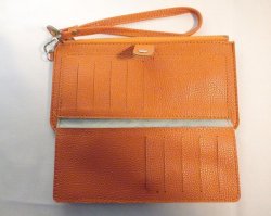 画像3: ストラップ付き長財布　オレンジ　224