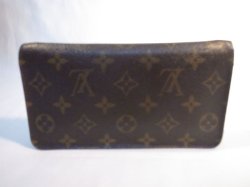 画像1: LOUIS VUITTON 　モノグラム ラウンドファスナー財布 330