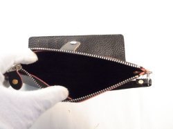 画像4: ストラップ付き長財布　ブラック　226