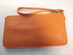 画像2: ストラップ付き長財布　オレンジ　224