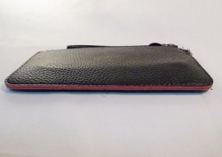 画像3: ストラップ付き長財布　ブラック　226