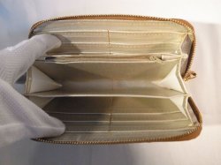 画像4: ストラップ付きラウンドファスナー長財布　パッチワーク　Ｄ　 391※