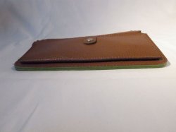 画像3: ストラップ付き長財布　キャメル　380