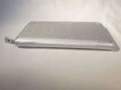 画像3: ラウンドファスナー長財布　シルバー　421※
