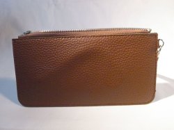 画像2: ストラップ付き長財布　キャメル　380
