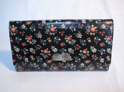 画像1: 長財布　フラワー　465