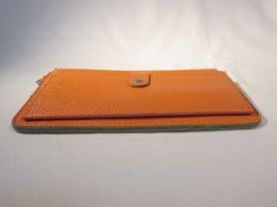 画像3: ストラップ付き長財布　オレンジ　412