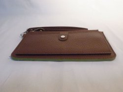 画像3: ストラップ付き長財布　キャメル　516