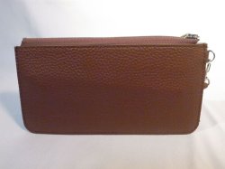 画像2: ストラップ付き長財布　キャメル　516