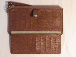 画像4: ストラップ付き長財布　キャメル　518