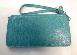 画像2: ストラップ付き長財布　ターコイズブルー　228