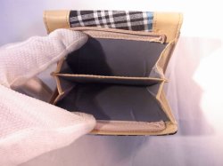 画像5: 二つ折り財布　ブルーチェック　550