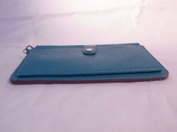 画像3: ストラップ付き長財布　ターコイズブルー　557