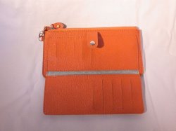 画像4: ストラップ付き長財布　オレンジ　566