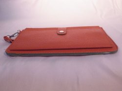 画像3: ストラップ付き長財布　オレンジ　565 