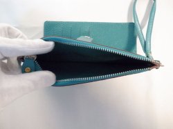 画像4: ストラップ付き長財布　ターコイズブルー　116