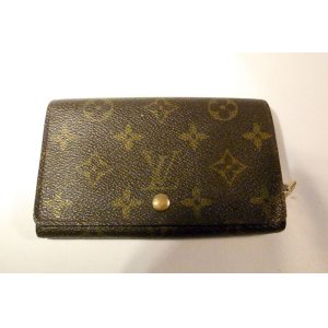 画像: LOUIS VUITTON モノグラム 二つ折り財布　030