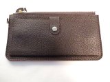 画像: ストラップ付き長財布　ダークブラン　221